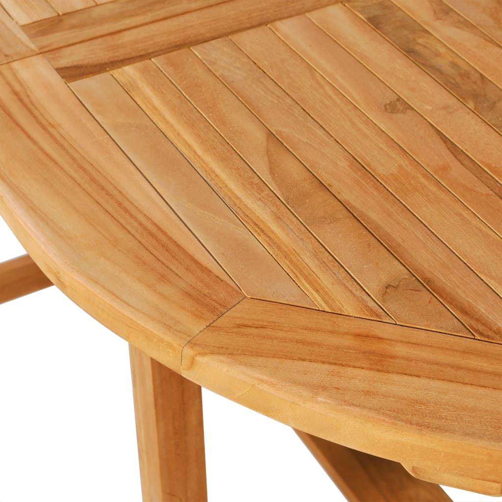 5 Piece Patio Dining Set Solid Teak Wood