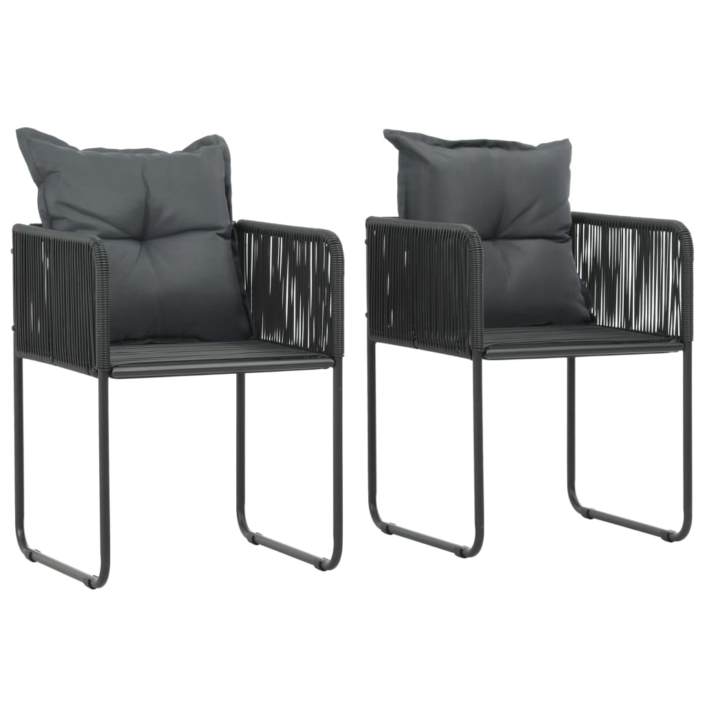 3 Piece Patio Dining Set Pvc Rattan