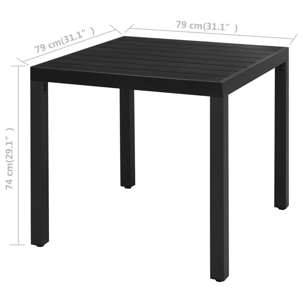 3 Piece Patio Dining Set Pvc Rattan