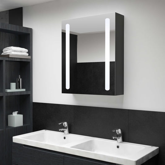 Bathroom Cabinet Anthracite Mdf Medium Bathroom Cabinet