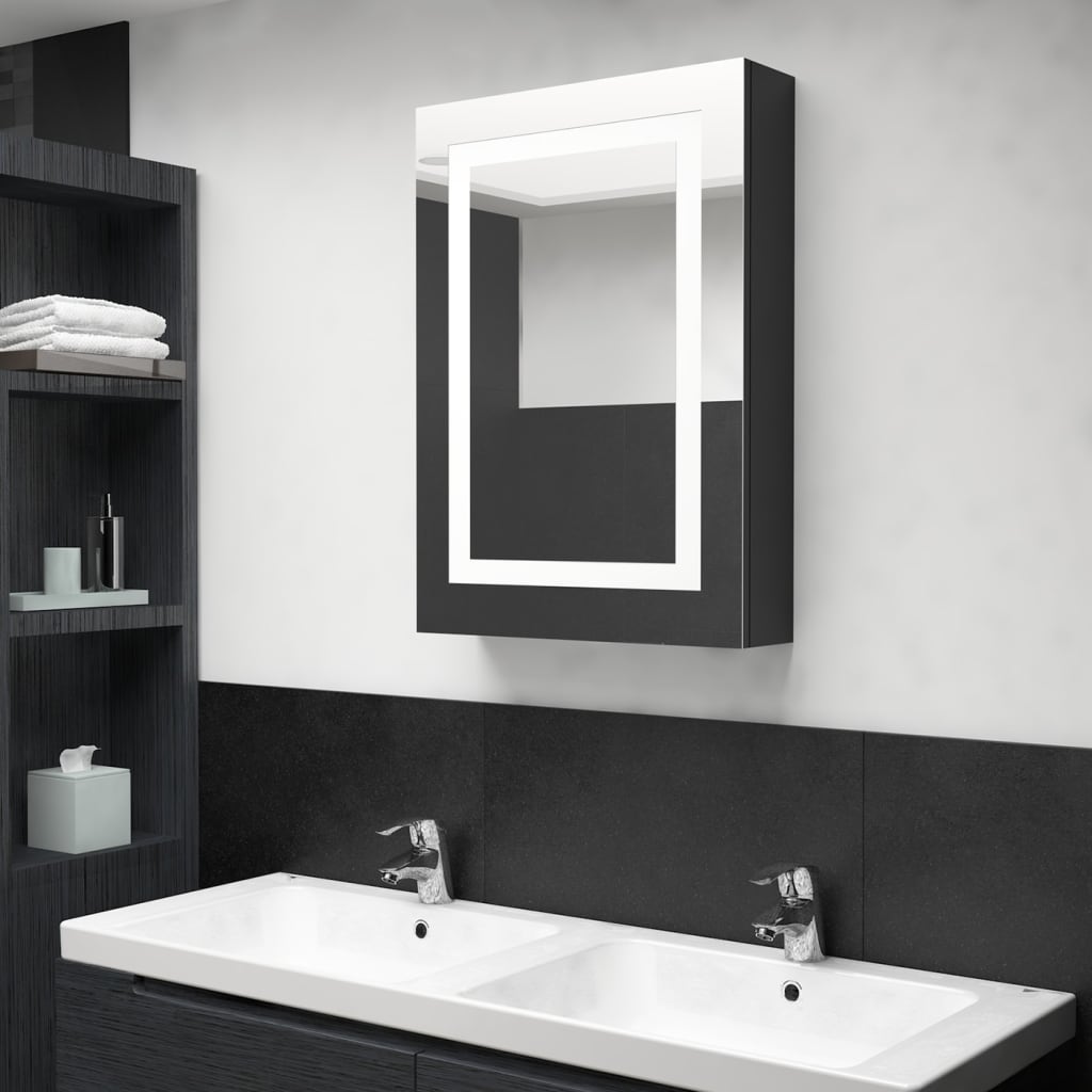 Bathroom Cabinet Mdf With Melamine Finish, Glass