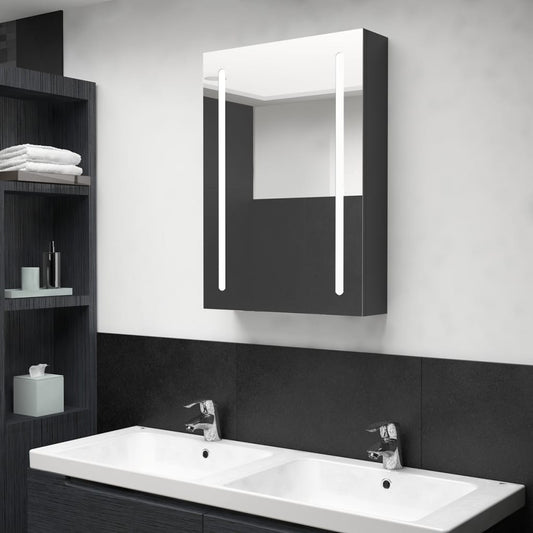 Bathroom Cabinet Mdf With Melamine Finish, Glass