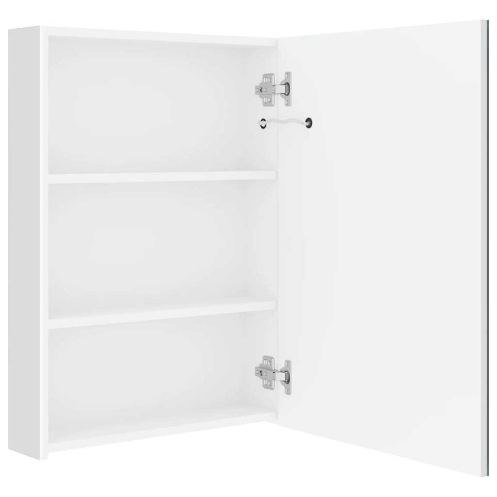 Bathroom Cabinet Mdf With Melamine Finish, Glass