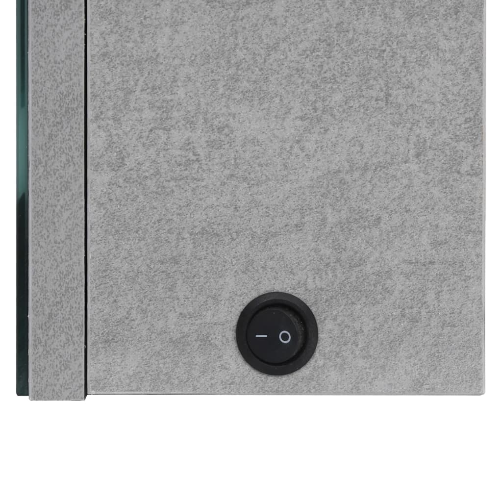 Bathroom Cabinet Mdf With Melamine Finish, Glass