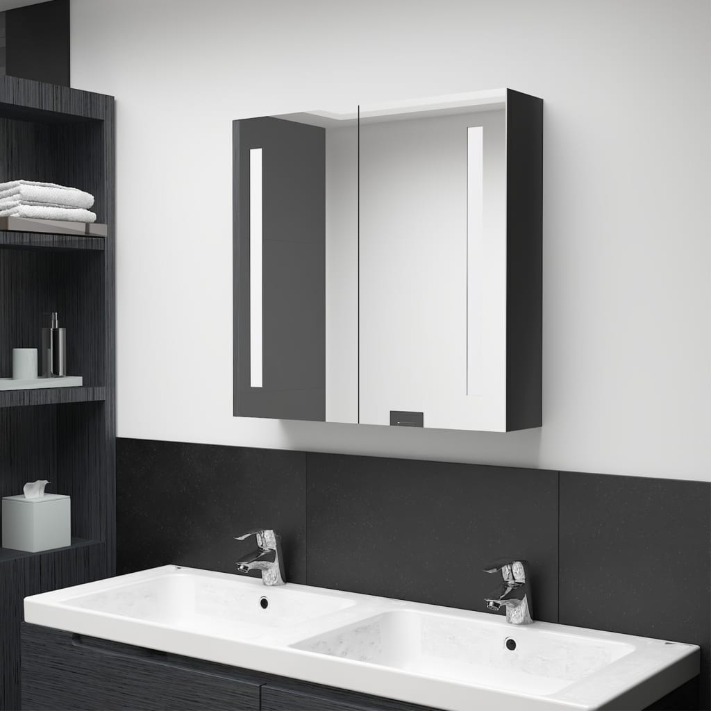 Bathroom Cabinet Mdf Board With Melamine Finish, Glass