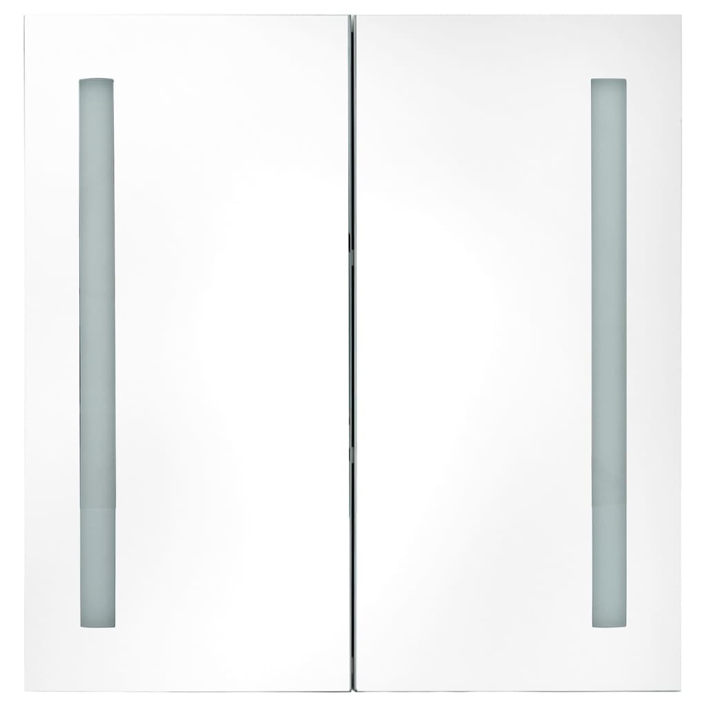 Bathroom Cabinet Grey Mdf Board With Melamine Finish, Glass Medium