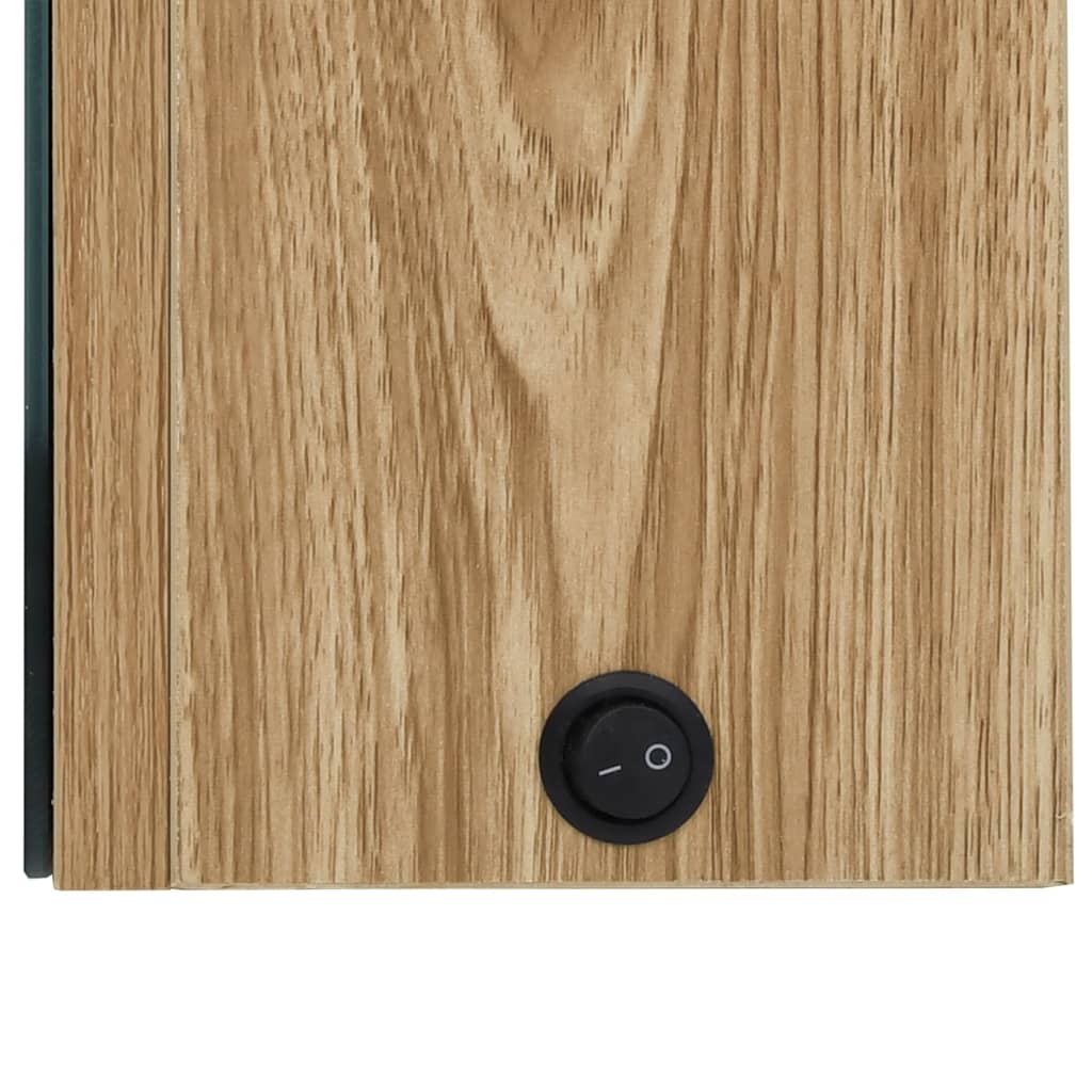Bathroom Cabinet Mdf With Melamine Finish, Glass Medium