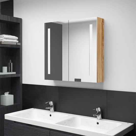 Bathroom Cabinet Mdf With Melamine Finish, Glass Medium