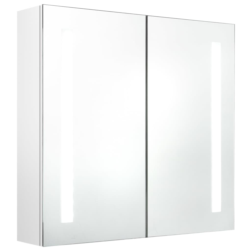 Bathroom Cabinet Mdf With Melamine Finish, Glass Mirror