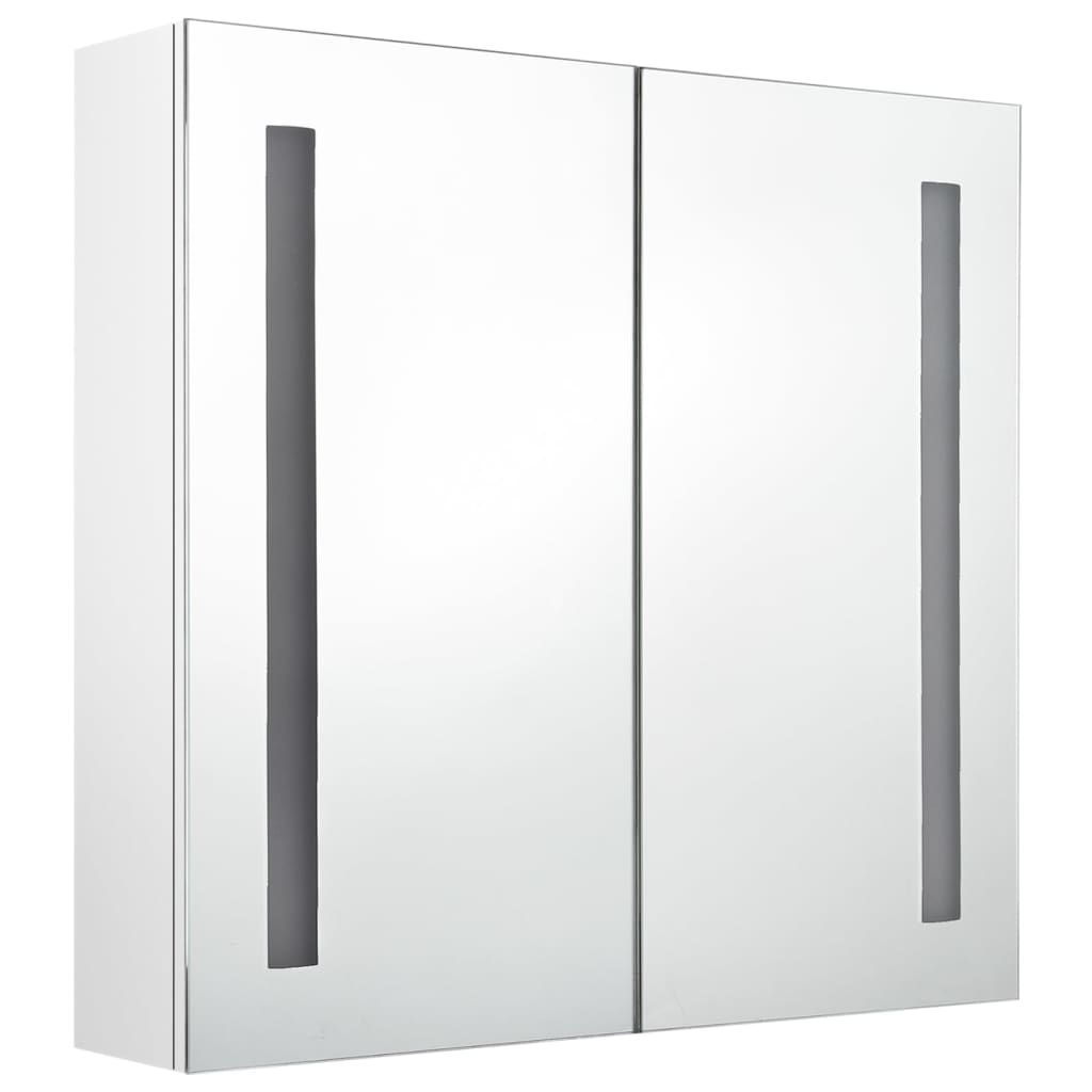 Bathroom Cabinet Mdf With Melamine Finish, Glass Mirror