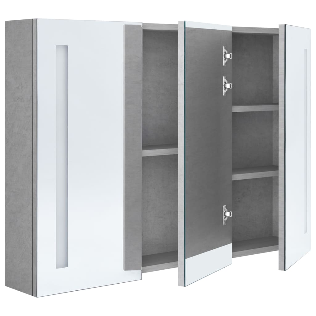 Bathroom Cabinet Mdf With Melamine Finish, Glass Mirror