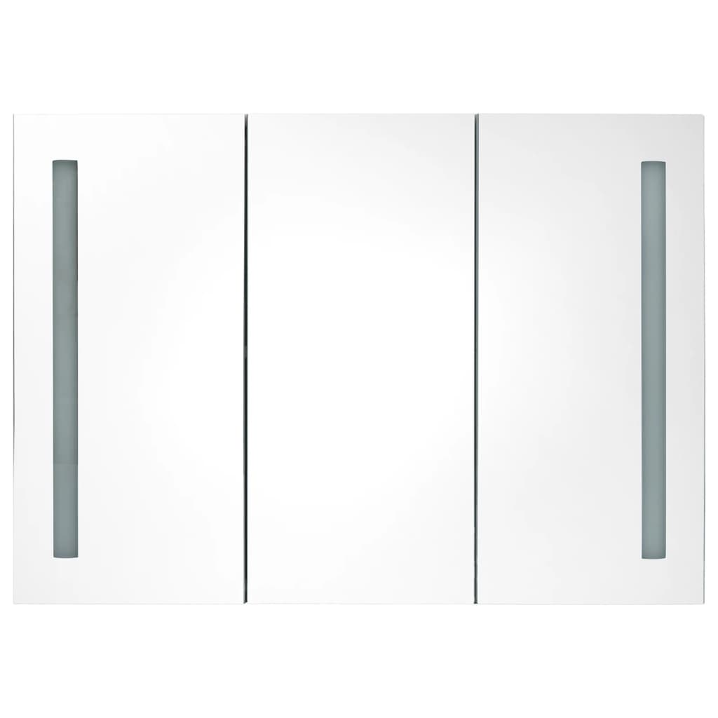 Bathroom Cabinet Mdf With Melamine Finish, Glass Mirror