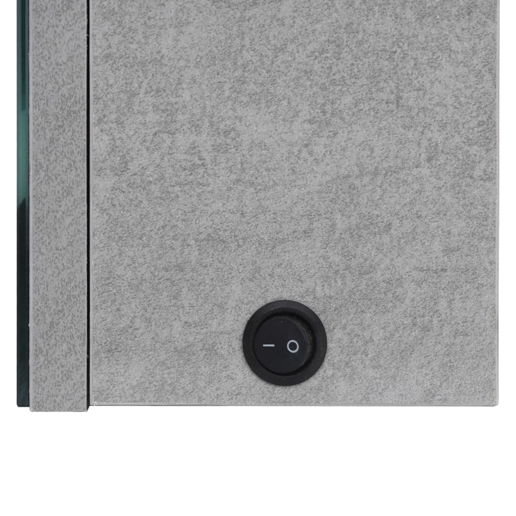 Bathroom Cabinet Mdf With Melamine Finish, Glass Mirror