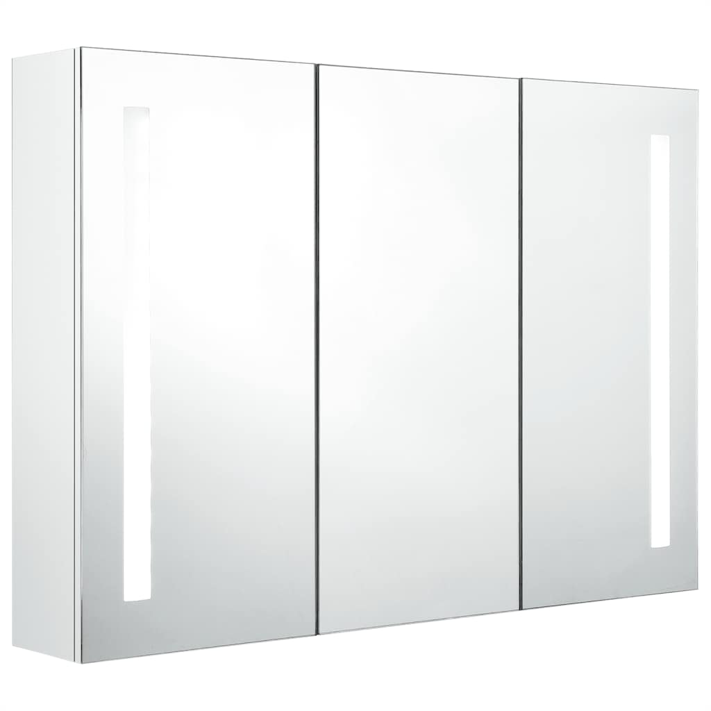 Bathroom Cabinet Mdf With Melamine Finish, Glass Mirror