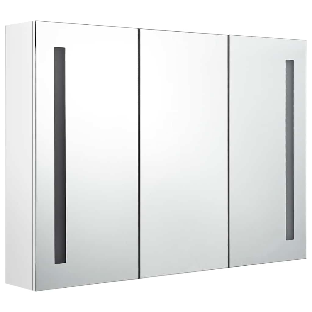 Bathroom Cabinet Mdf With Melamine Finish, Glass Mirror