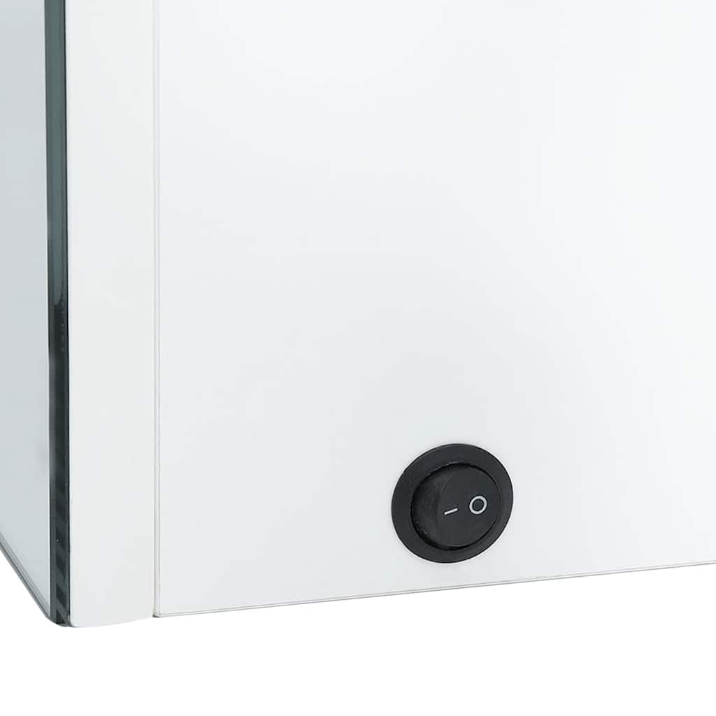 Bathroom Cabinet Mdf With Melamine Finish, Glass Mirror
