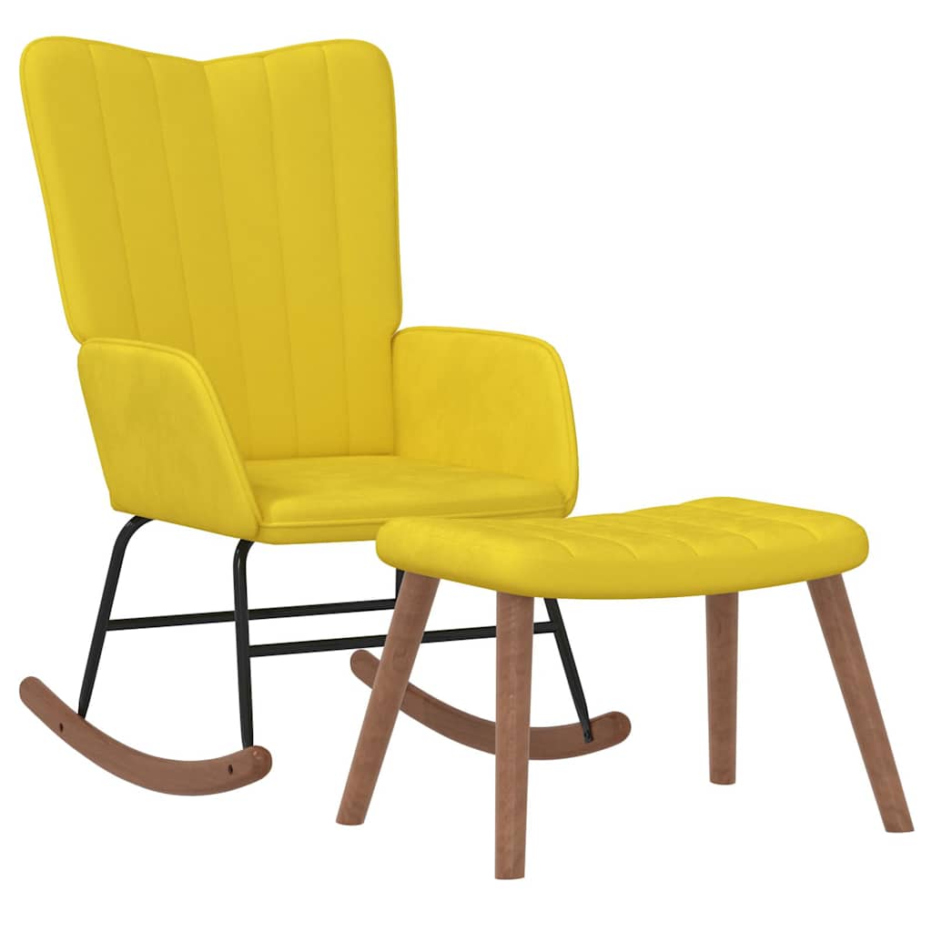 Rocking Chair With Stool