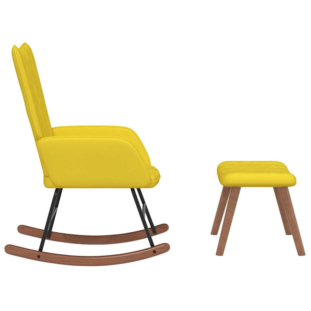 Rocking Chair With Stool