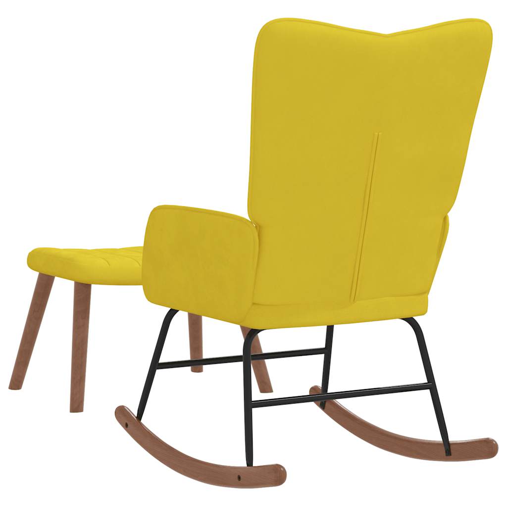 Rocking Chair With Stool