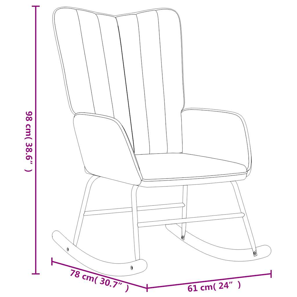 Rocking Chair With Stool
