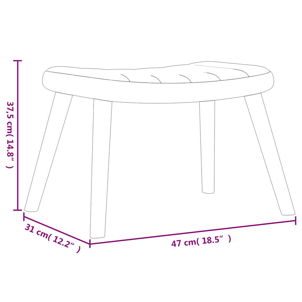 Rocking Chair With Stool