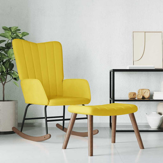 Rocking Chair With Stool