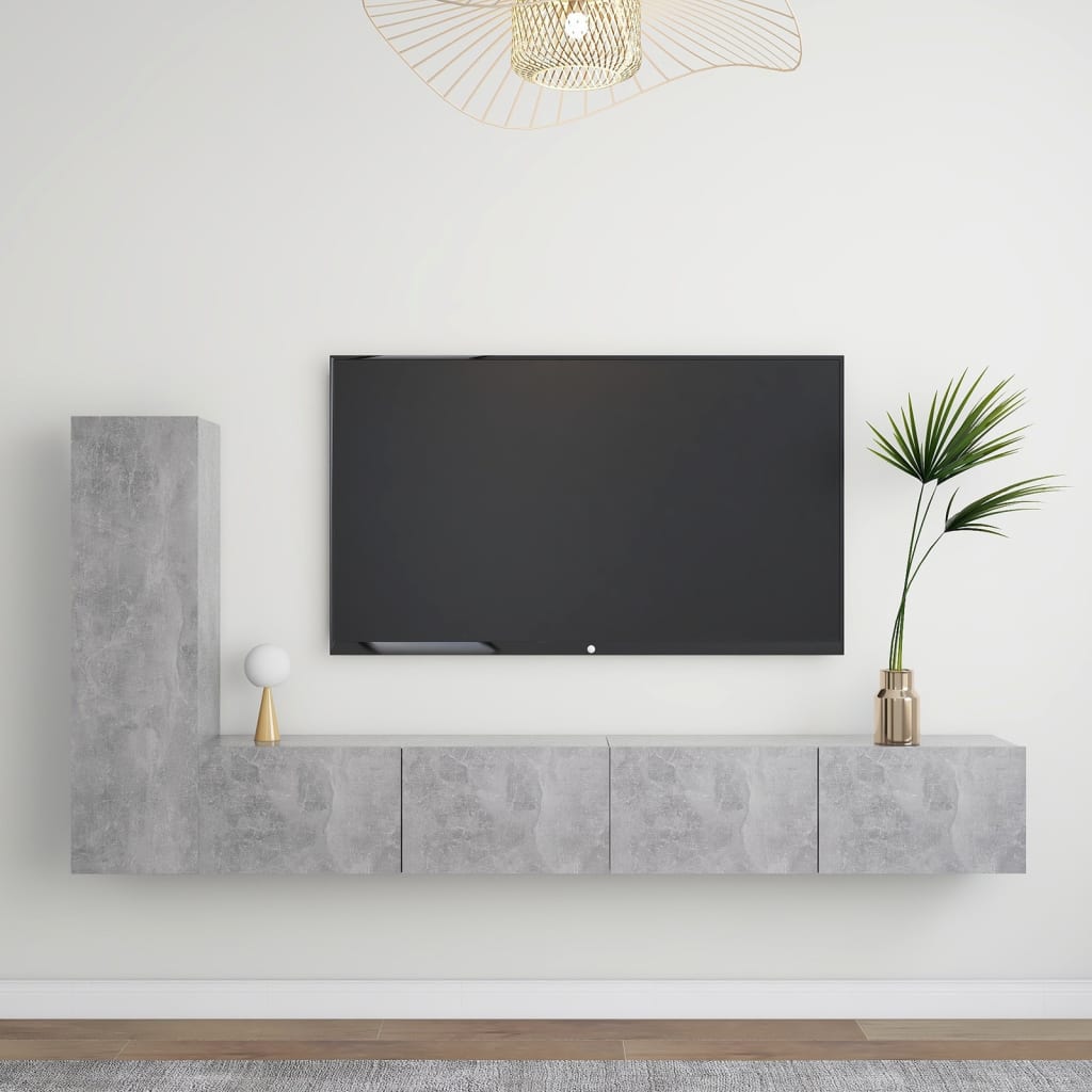 3 Piece Tv Stand Set Engineered Wood
