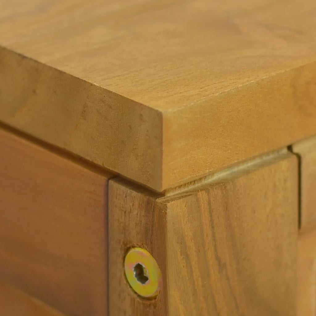 Bathroom Cabinet Natural Teak Solid Teak Wood