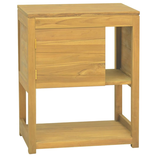 Bathroom Cabinet Natural Teak Solid Teak Wood Medium