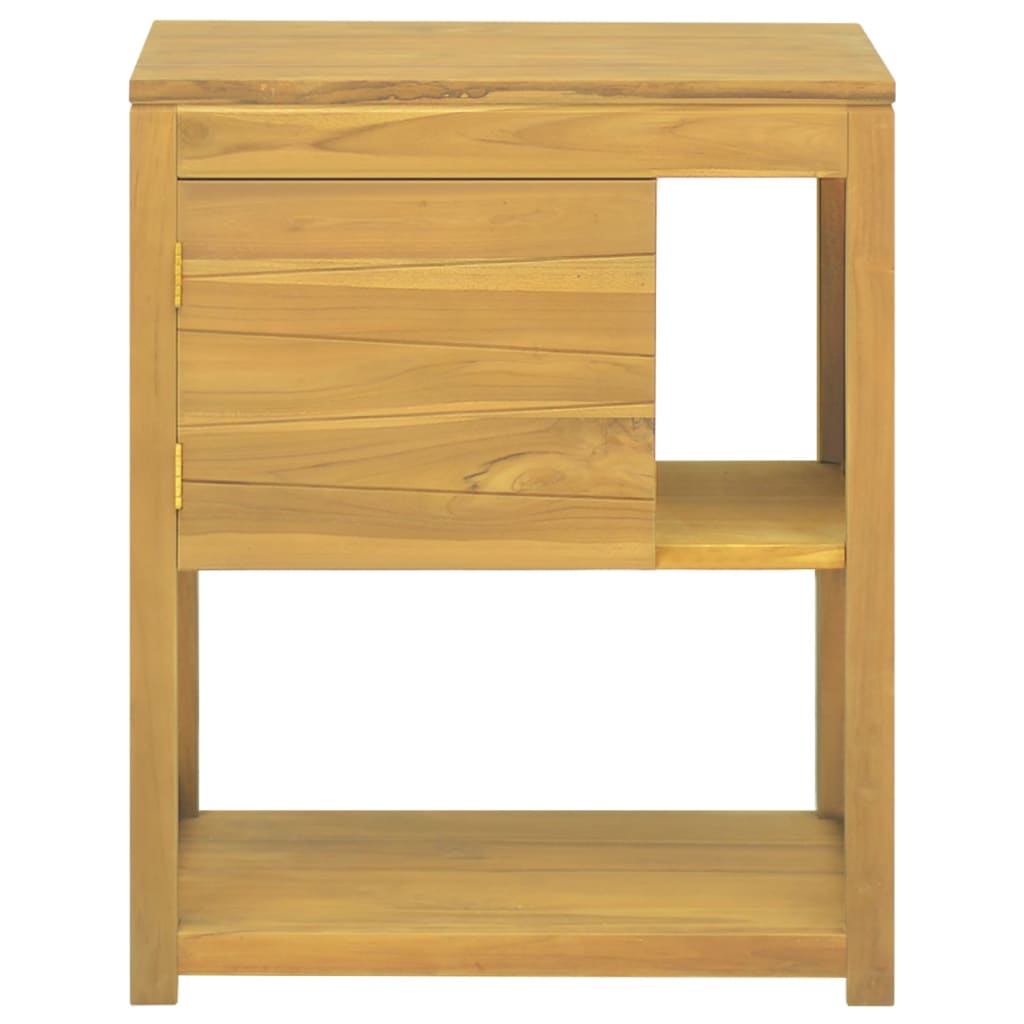 Bathroom Cabinet Natural Teak Solid Teak Wood Medium
