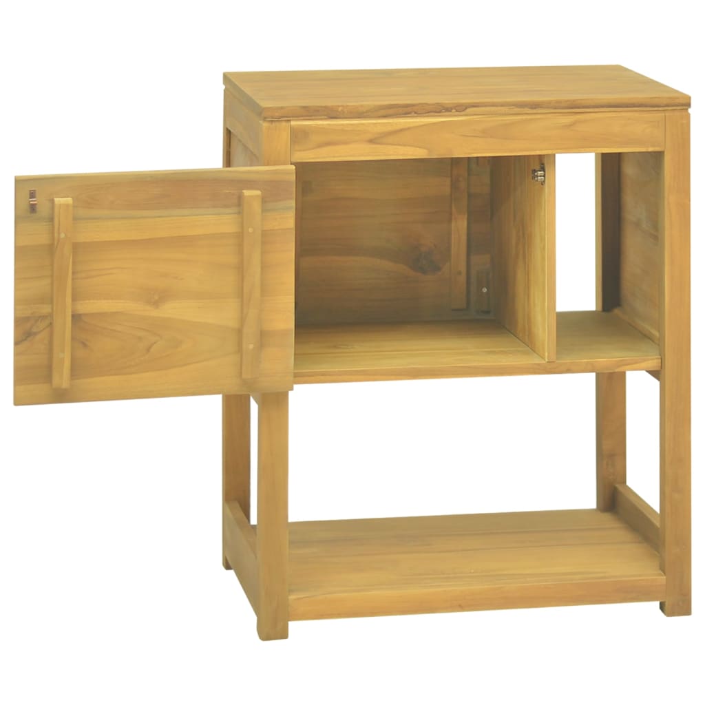 Bathroom Cabinet Natural Teak Solid Teak Wood Medium