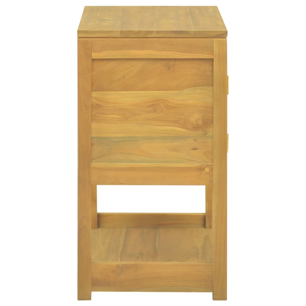 Bathroom Cabinet Natural Teak Solid Teak Wood Medium
