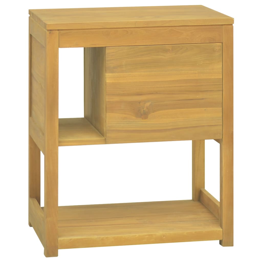 Bathroom Cabinet Natural Teak Solid Teak Wood Medium