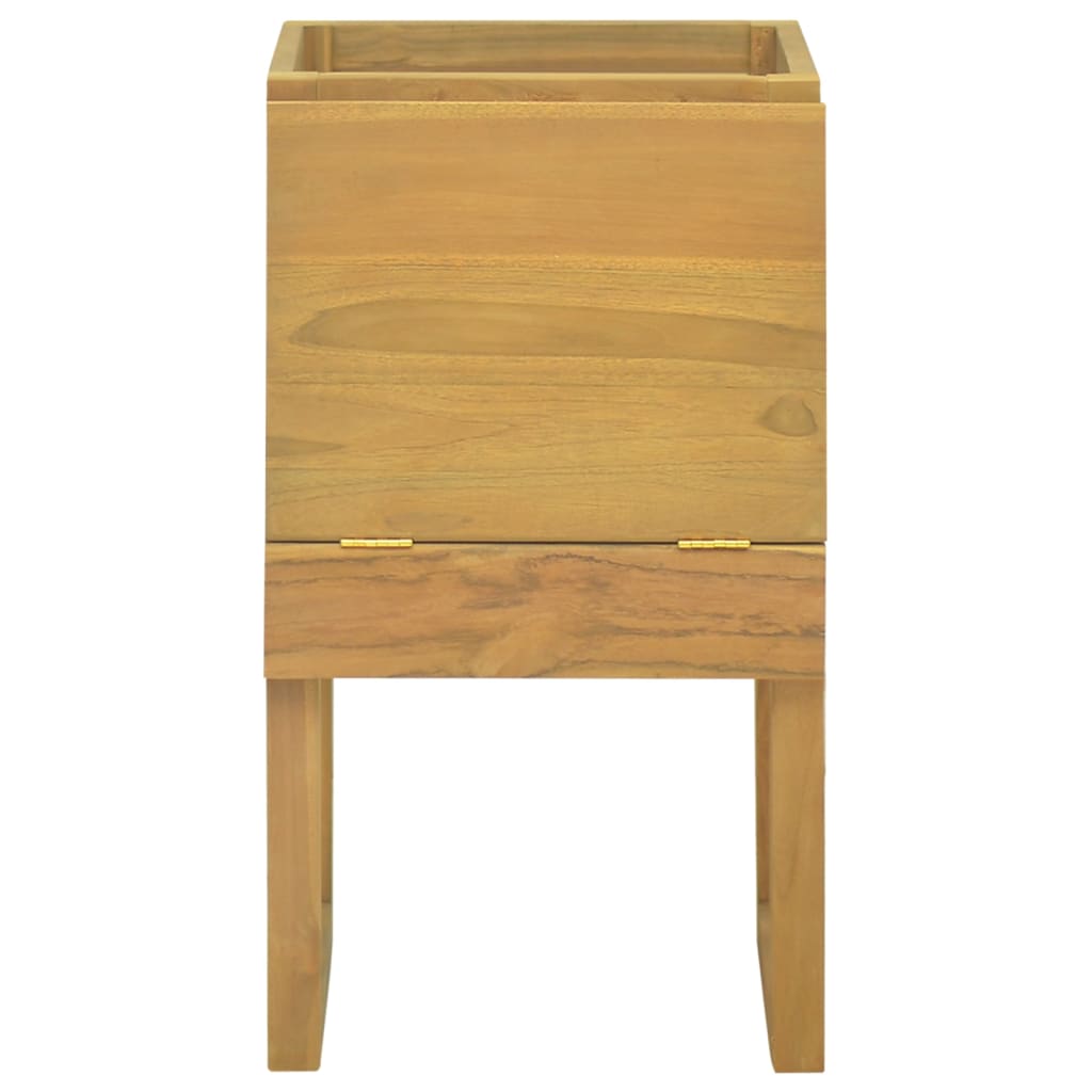 Bathroom Cabinet Natural Teak Solid Teak Wood Medium