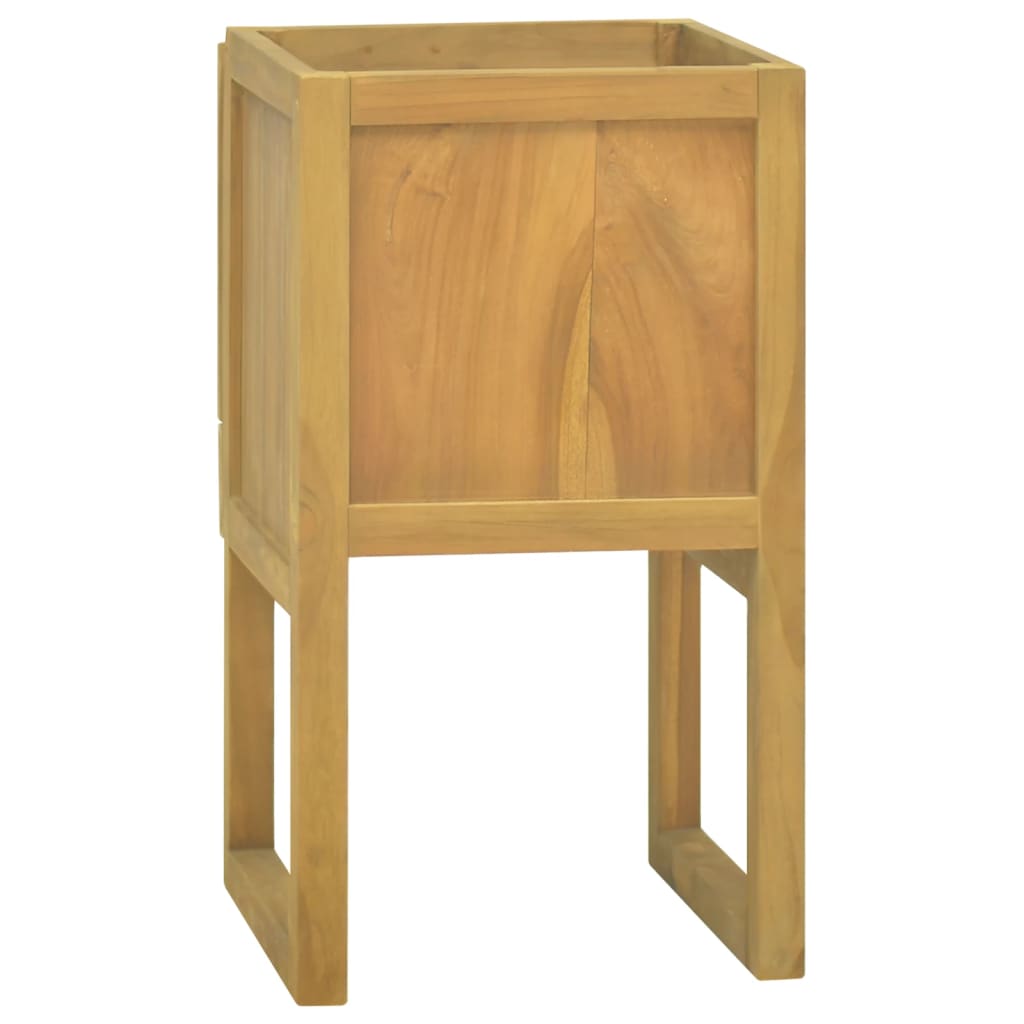 Bathroom Cabinet Natural Teak Solid Teak Wood Medium