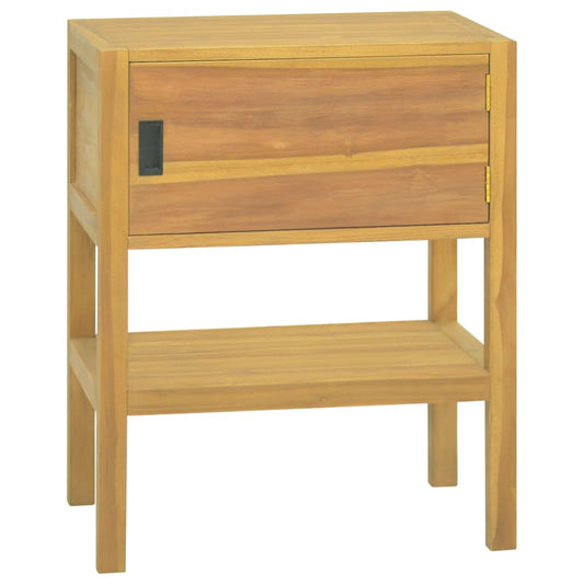 Bathroom Cabinet Natural Teak Solid Teak Wood Medium