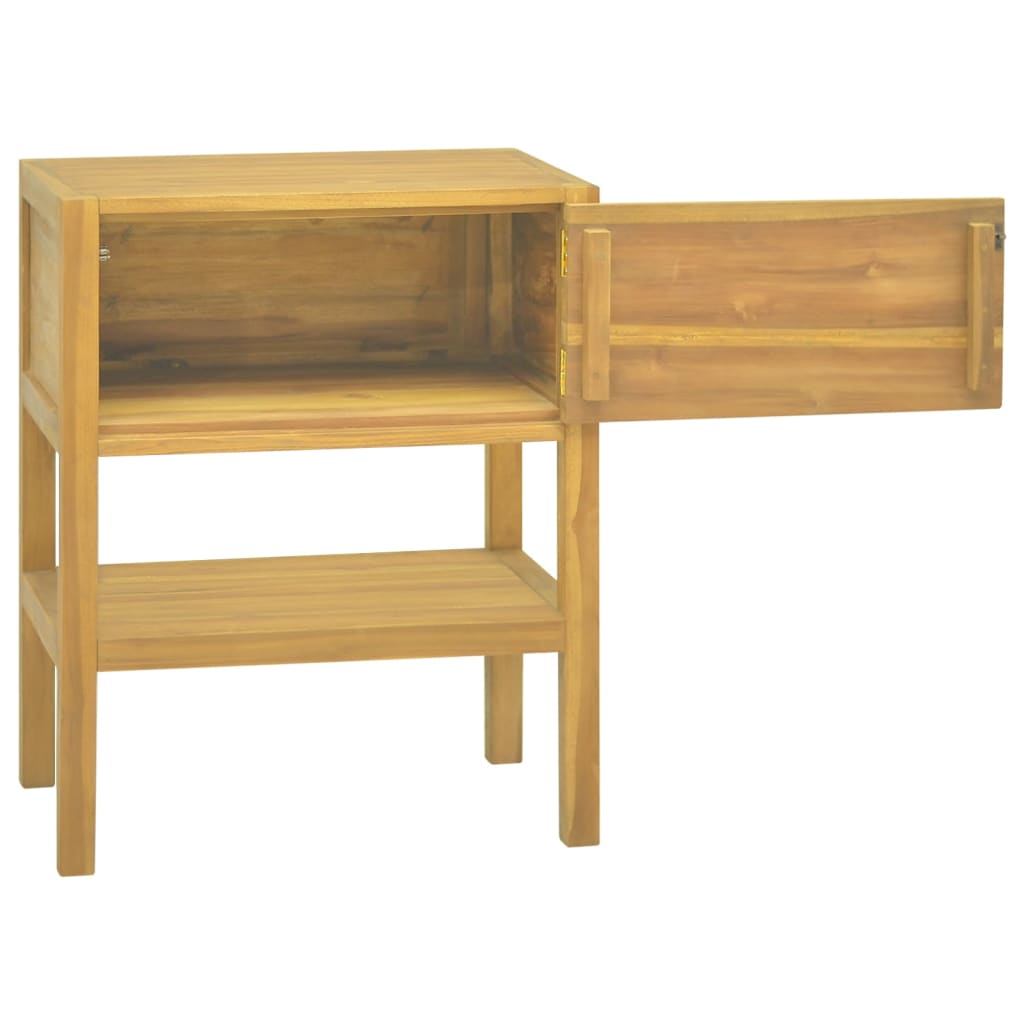 Bathroom Cabinet Natural Teak Solid Teak Wood Medium