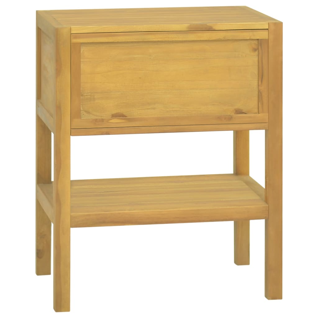 Bathroom Cabinet Natural Teak Solid Teak Wood Medium