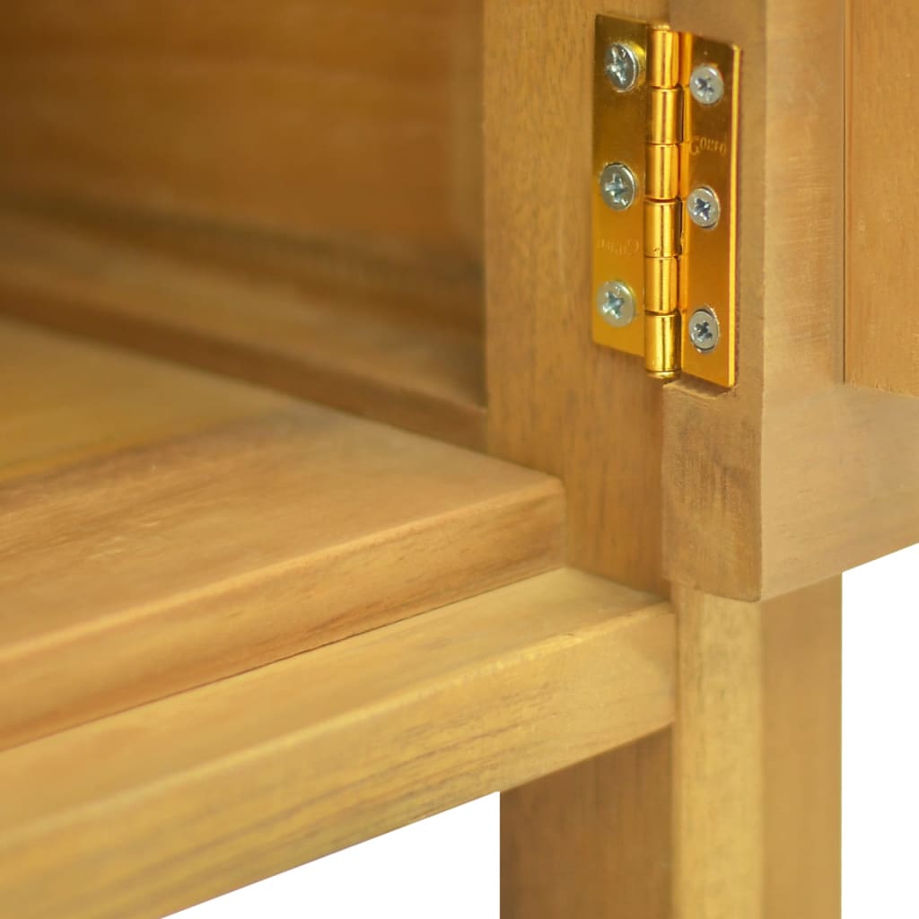 Bathroom Cabinet Natural Teak Solid Teak Wood Medium