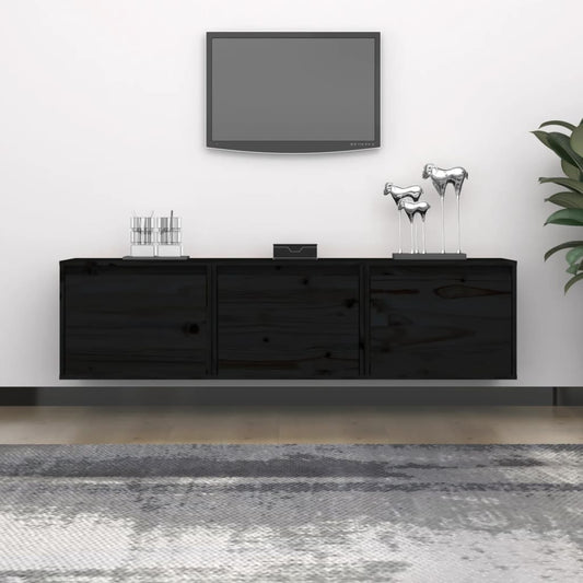 3 Piece Tv Cabinet Set Solid Wood Pine (813443+813444)
