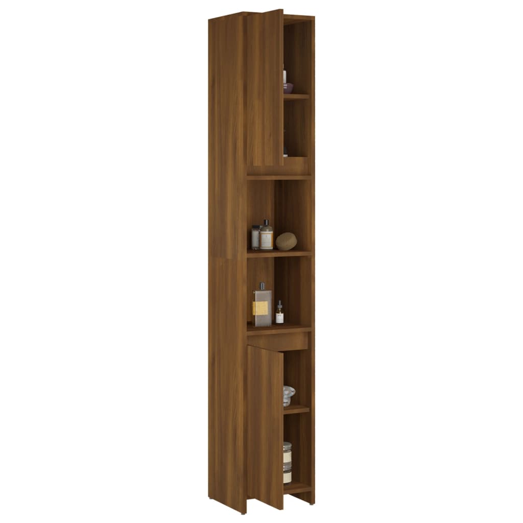 Bathroom Cabinet Engineered Wood Tall Bathroom Cabinet