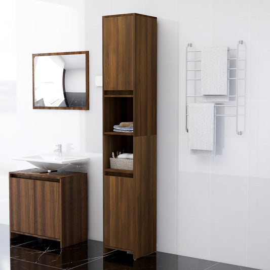 Bathroom Cabinet Engineered Wood Tall Bathroom Cabinet
