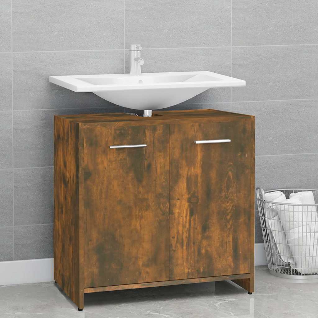 Bathroom Cabinet Engineered Wood Small
