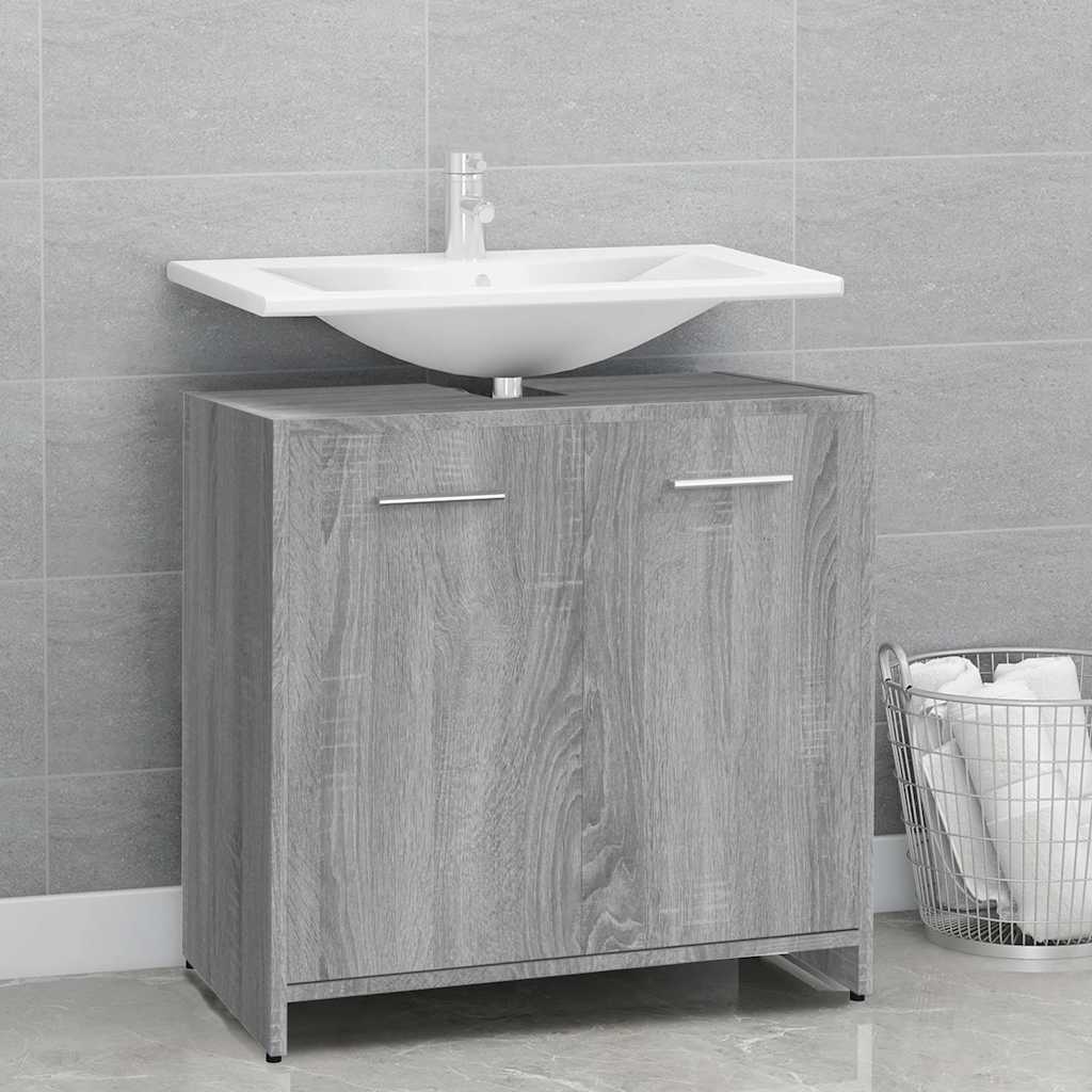 Bathroom Cabinet Engineered Wood Small