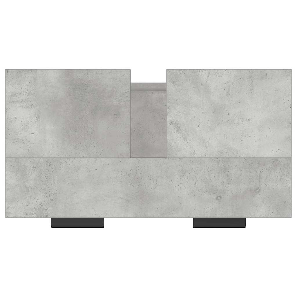 Bathroom Cabinet Concrete Grey Engineered Wood Medium