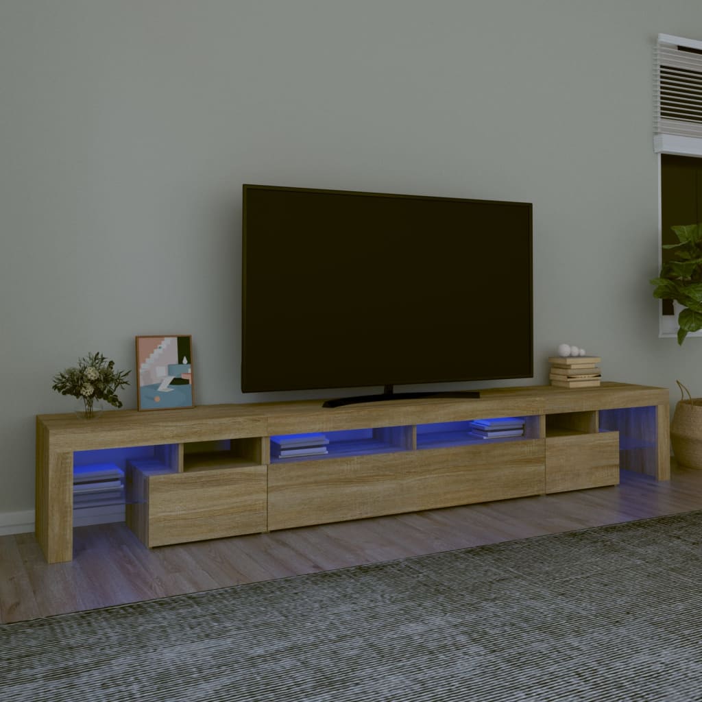 Tv Cabinet Engineered Wood Large, 102.4 X 15.7 X 14.4 In
