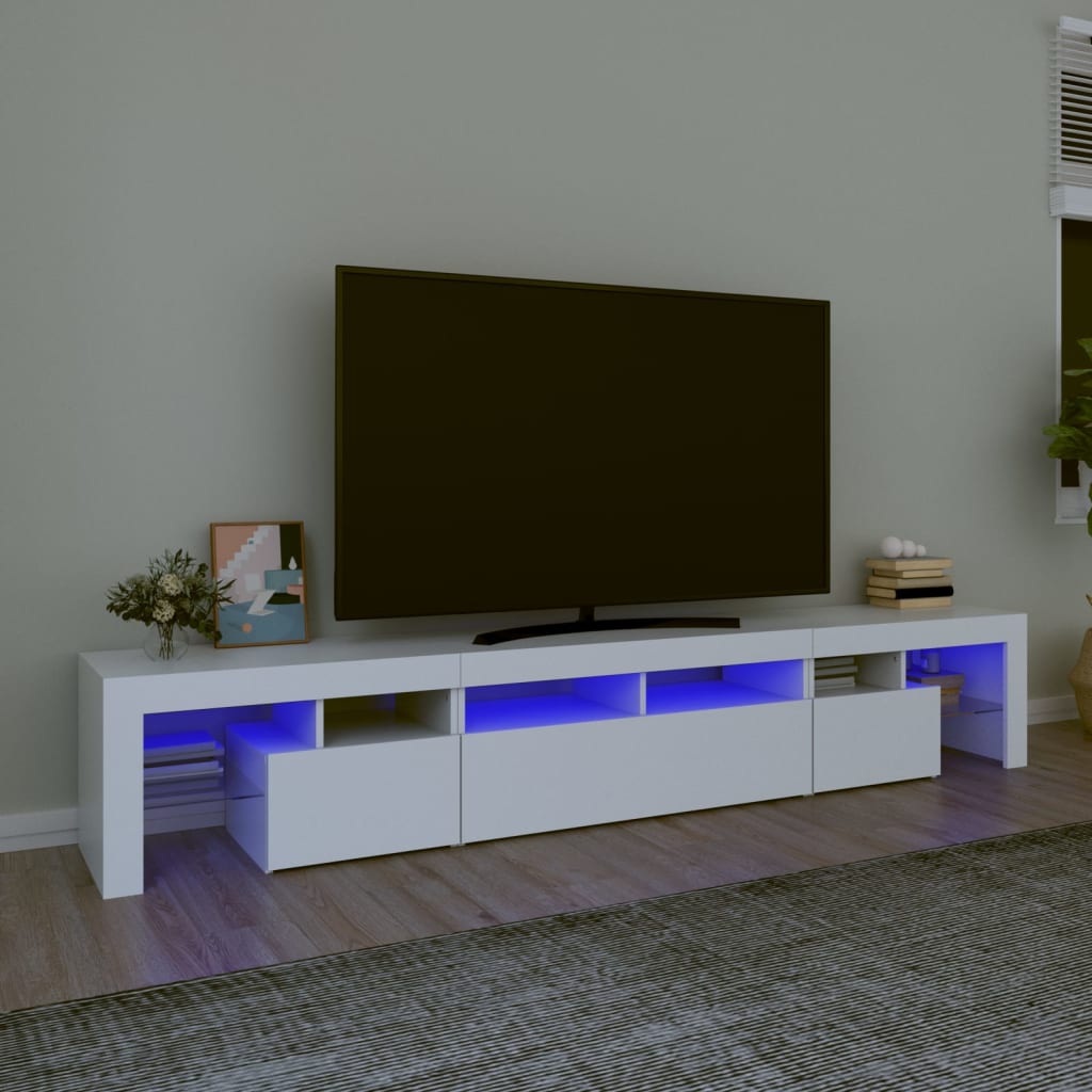 Tv Cabinet Engineered Wood Large, 102.4 X 15.7 X 14.4 In