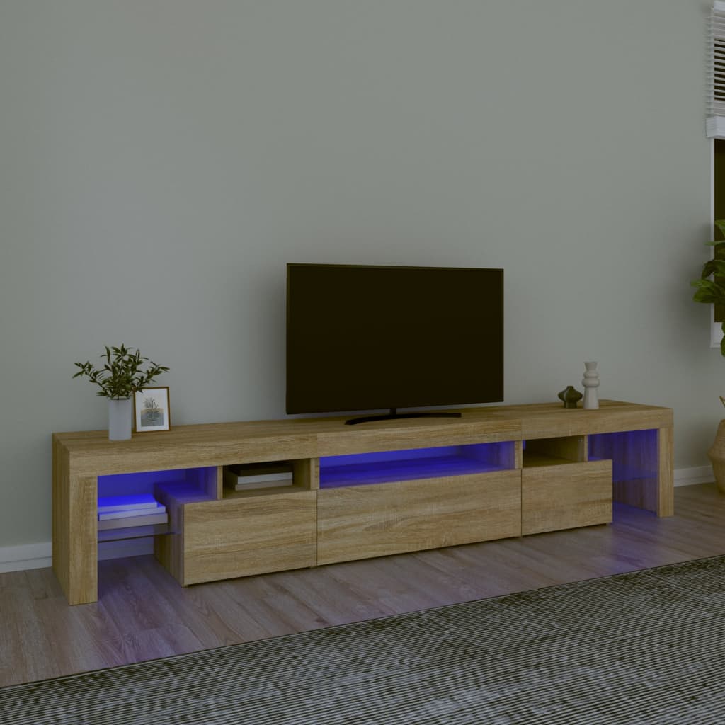 Tv Cabinet Engineered Wood Large, 102.4 X 15.7 X 14.4 In