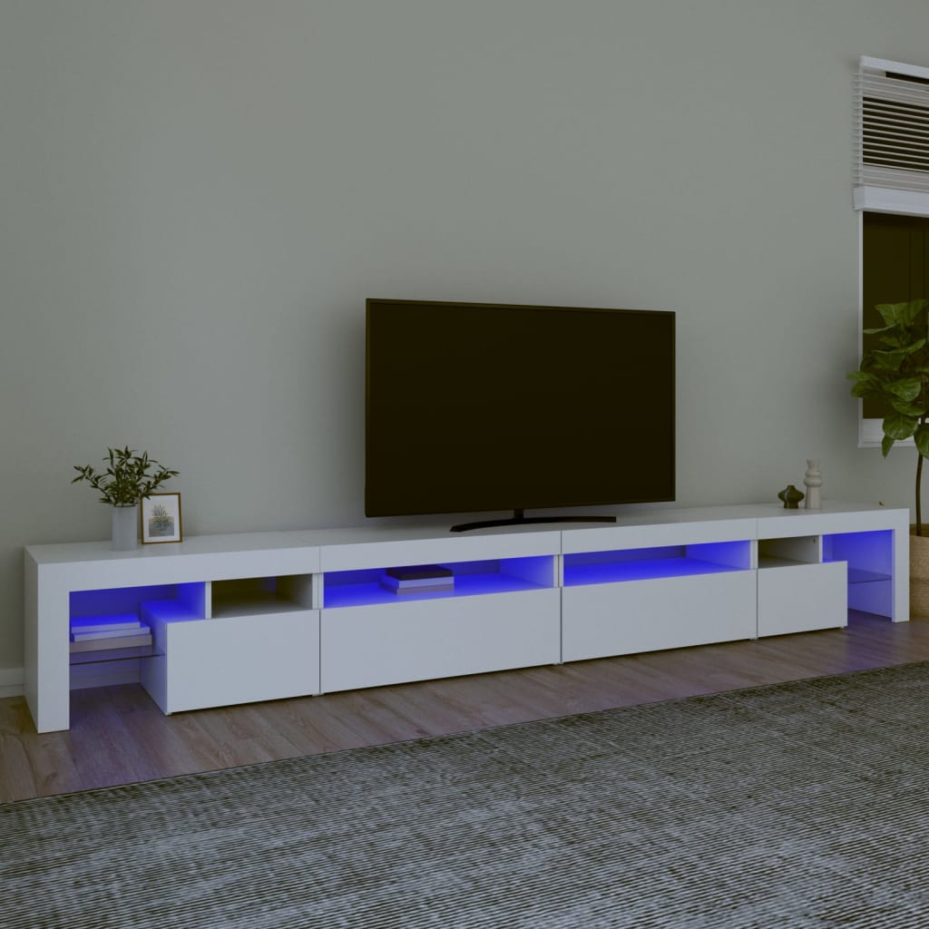 Tv Cabinet Engineered Wood Large, 102.4 X 15.7 X 14.4 In
