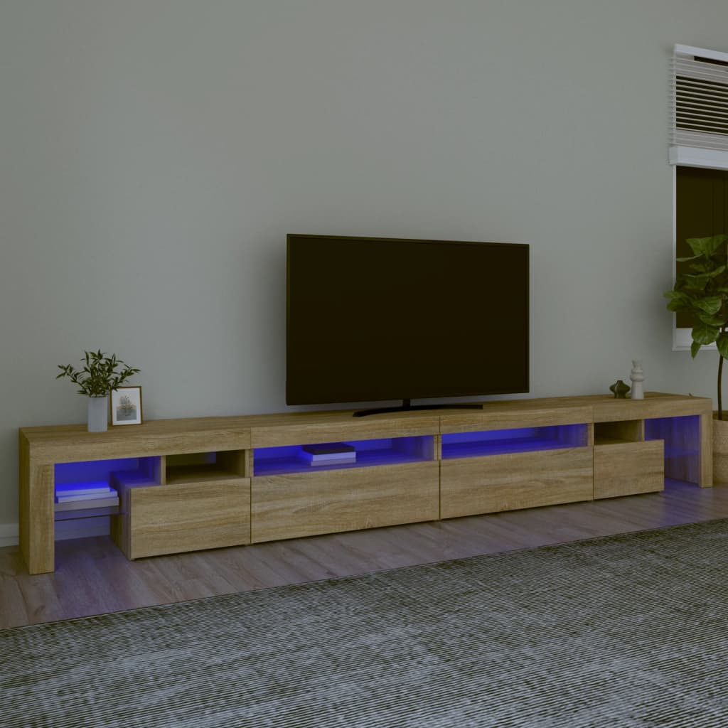 Tv Cabinet Engineered Wood Large, 102.4 X 15.7 X 14.4 In